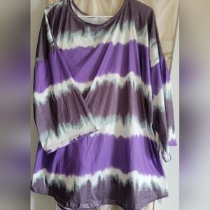 NWOT/Blouse 5XL/Brand new/Grey, Purple, White